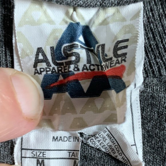 Hearst Castle size M UNISEX L/S t-shirt Lot blue Grey 50/50 - Picture 4 of 7